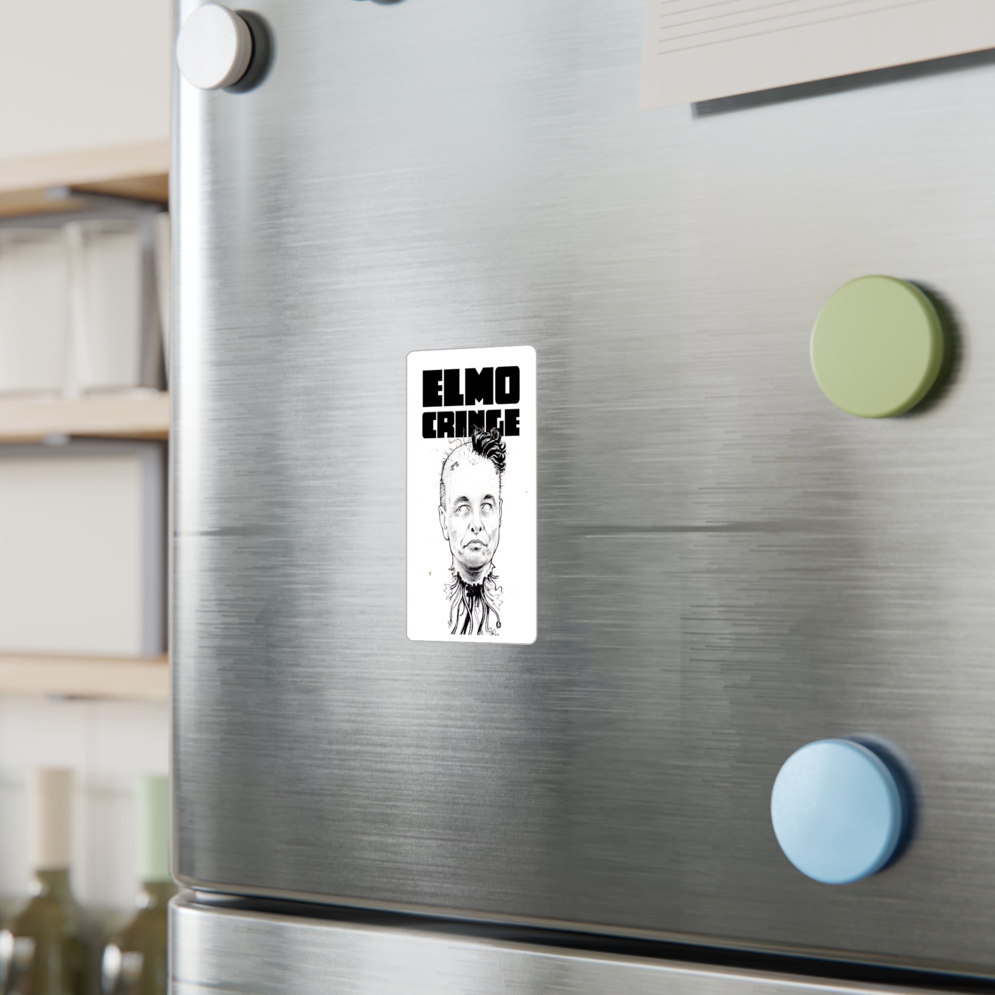 Elon Musk 'ELMO CRINGE' Sticker