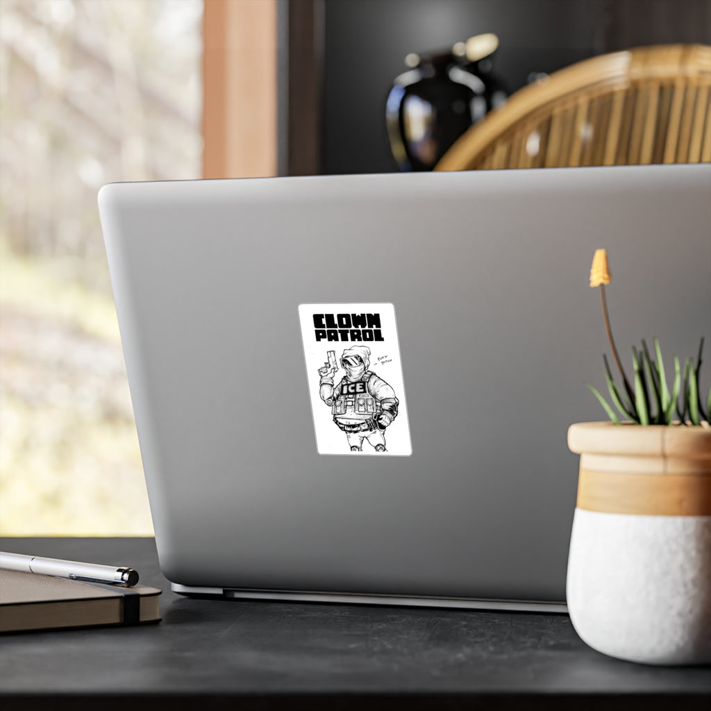 Clown Patrol / ICE Kiss-Cut Vinyl Sticker