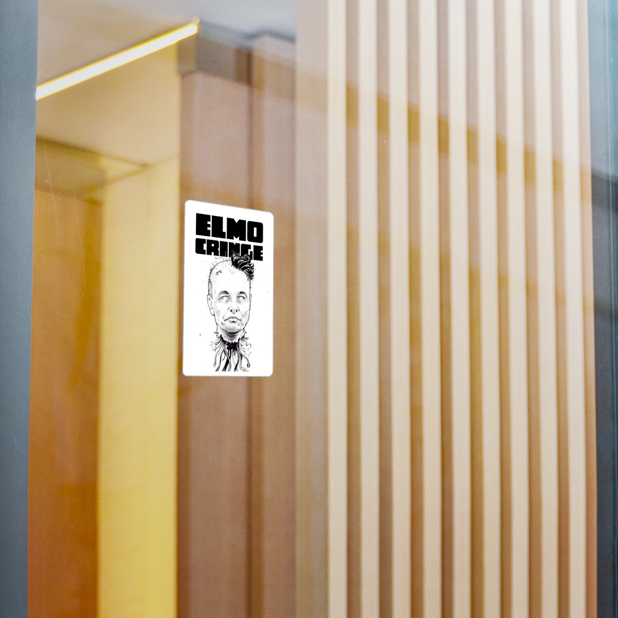 Elon Musk 'ELMO CRINGE' Sticker
