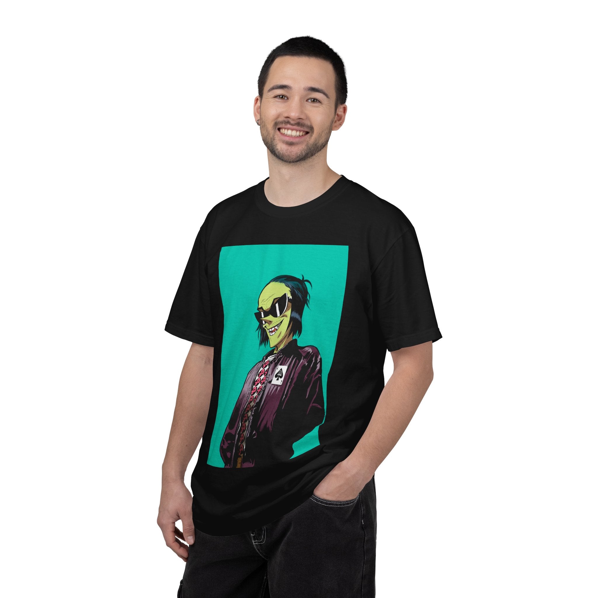 ACE  — Retro Neon Joker Portrait Tee