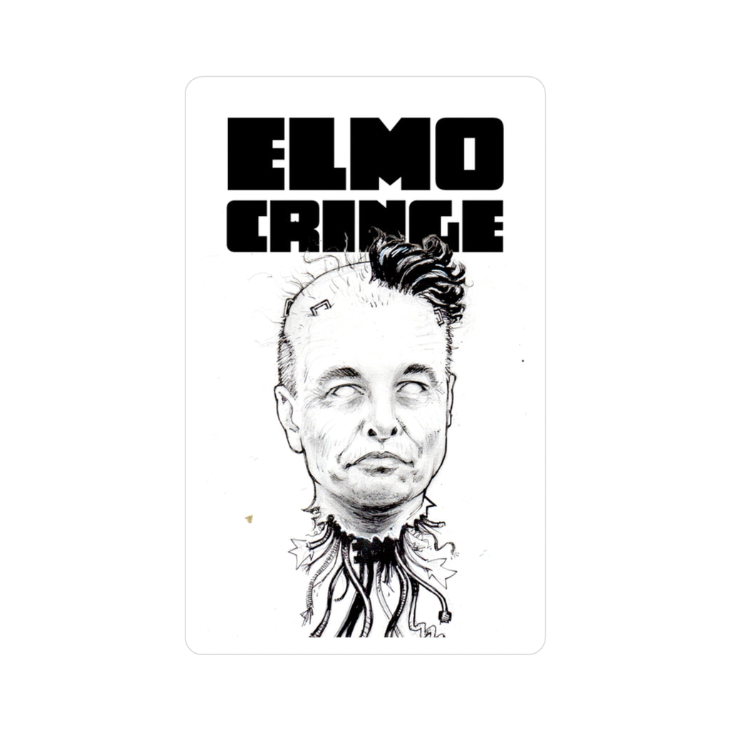 Elon Musk 'ELMO CRINGE' Sticker